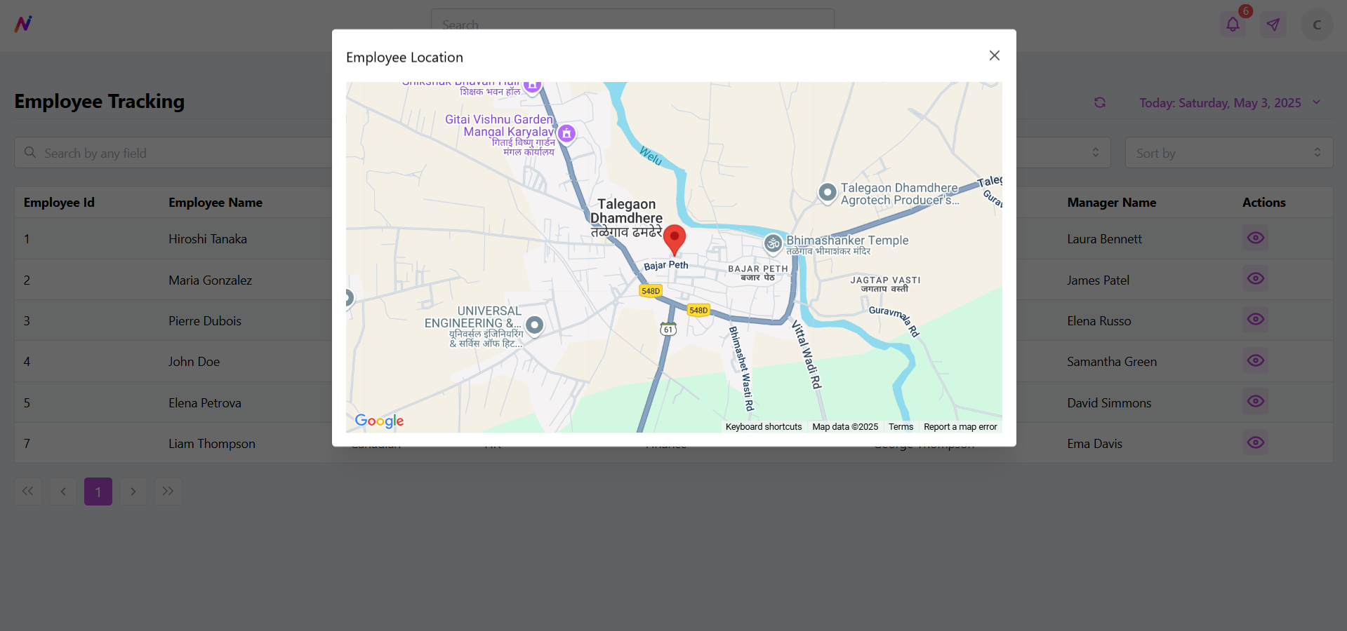 Employee Tracking