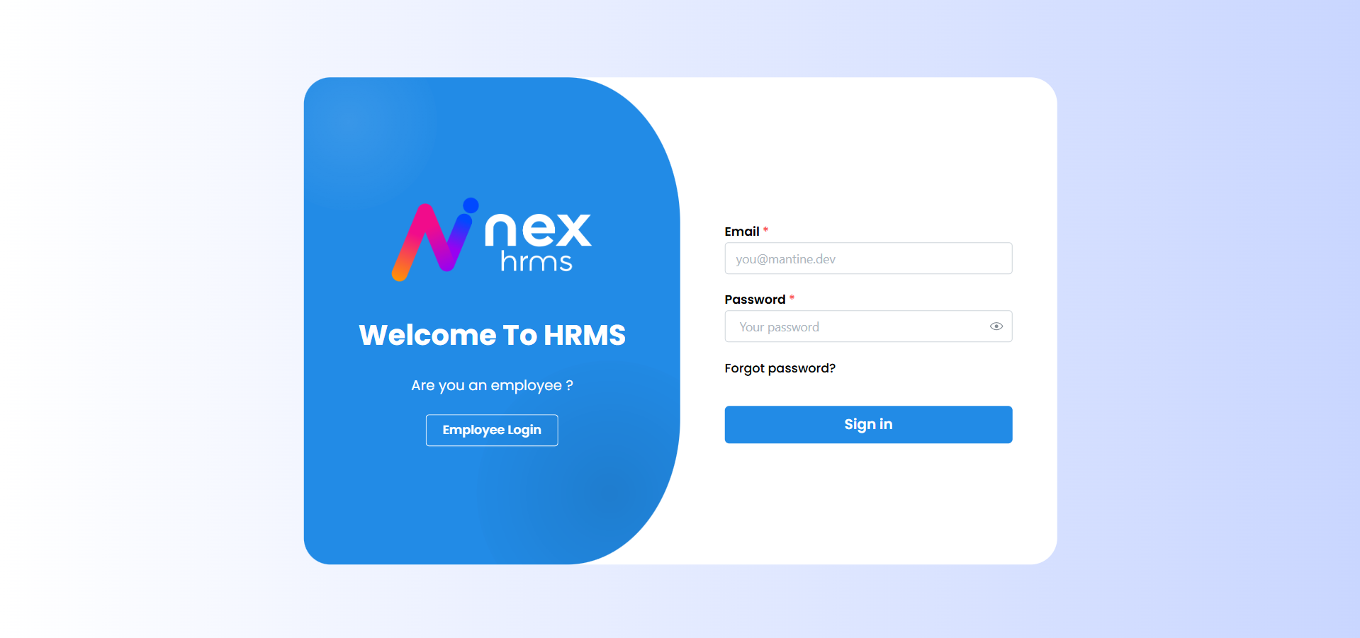 Login & Authentication